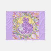Een verwarmde kat fleece deken (Voorkant (Horizontaal))
