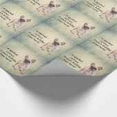 Een verwende Franse buldog woont hier Cadeaupapier (Hoek)