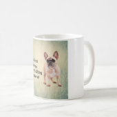 Een verwende rotte Franse buldog leeft Koffiemok (Voorkant rechts)