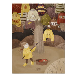 Een verzamelaar van gezellige truien perfect poster