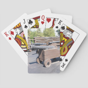 Een verzameling kanonnen pokerkaarten