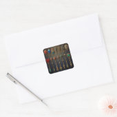 Een verzameling oude pijlen vierkante sticker (Envelop)