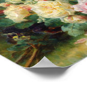 Een verzameling Rozen van kool Poster (Hoek)