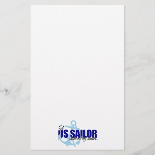 Een verzender verankerde mijn hart briefpapier (Voorkant)