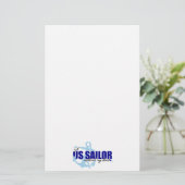 Een verzender verankerde mijn hart briefpapier (Staand voorkant)