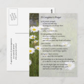 Een verzorger gebed - Briefkaart (Voorkant / Achterkant)