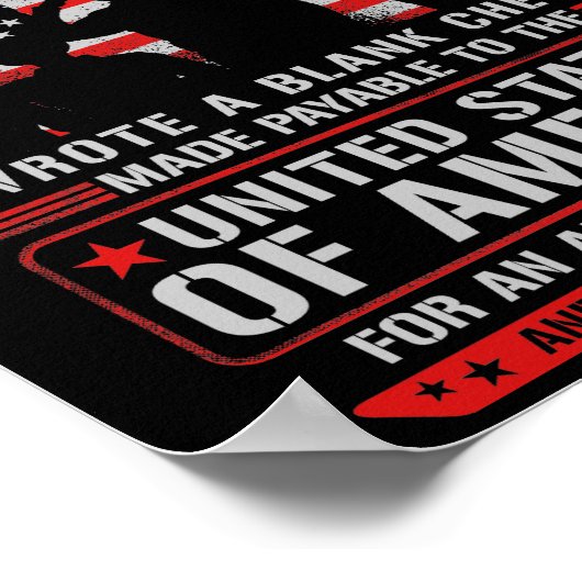 Een veteraan poster (Hoek)