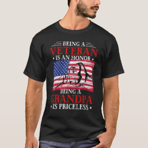 Een veteraan zijn is een eer om opa te zijn is PRI T-shirt