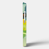 Een Viceroy Butterfly op een geel Japans Iris Case-Mate iPhone Case (Achterkant / Links)