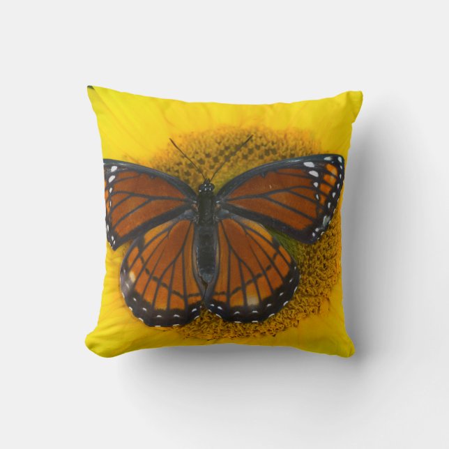 Een Viceroy-vlinder | Limenitis Archippus Kussen (Voorkant)
