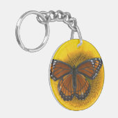 Een Viceroy-vlinder | Limenitis Archippus Sleutelhanger (Voorkant Links)