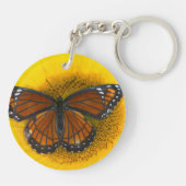 Een Viceroy-vlinder | Limenitis Archippus Sleutelhanger (Achterkant)