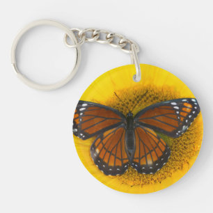 Een Viceroy-vlinder   Limenitis Archippus Sleutelhanger