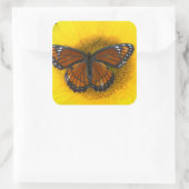Een Viceroy vlinder | Limenitis Archippus Vierkante Sticker (Tas)