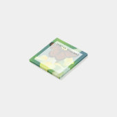 Een Viceroy-vlinder op een gele Japanse lis Post-it® Notes (Schuin)