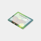 Een Viceroy-vlinder op een gele Japanse lis Post-it® Notes (Schuin)