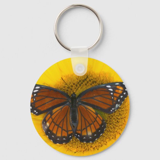 Een Viceroyvlinder | Limenitis Archippus Sleutelhanger (Voorkant)