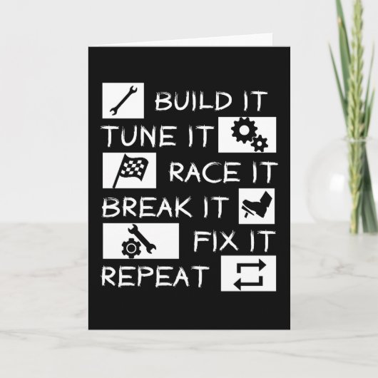 Een vicieuze cirkel kaart (Voorkant)