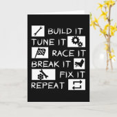 Een vicieuze cirkel kaart (Gele Bloem)