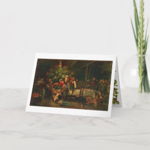 Een Victoriaans Christimas Feestdagen Kaart
