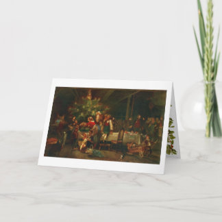 Een Victoriaans Christimas Feestdagen Kaart