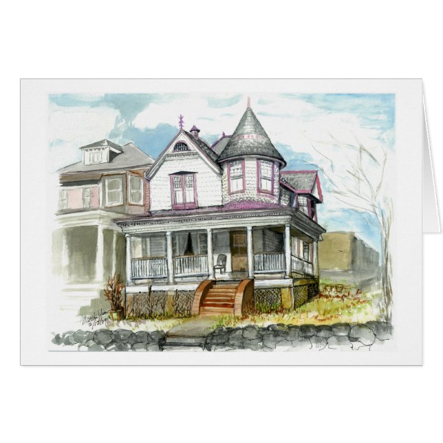 Een Victoriaans huis (Voorkant Horizontaal)