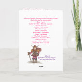 Een Victoriaans Kaart van Valentijn van het (Achterkant)