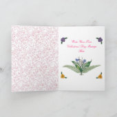 Een Victoriaans Kaart van Valentijn van het (Binnen)