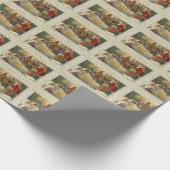 Een Victoriaans kerstcadeautje met Joyful Yuletide Cadeaupapier (Hoek)