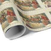 Een Victoriaans kerstcadeautje met Joyful Yuletide Cadeaupapier (Rol Hoek)