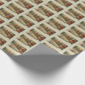 Een Victoriaans kerstcadeautje met Joyful Yuletide Cadeaupapier (Hoek)