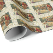 Een Victoriaans kerstcadeautje met Joyful Yuletide Cadeaupapier (Rol Hoek)