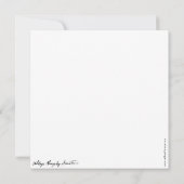 Een Victoriaans kerstfeest - Blanco achterflatkaar Kaart (Achterkant)