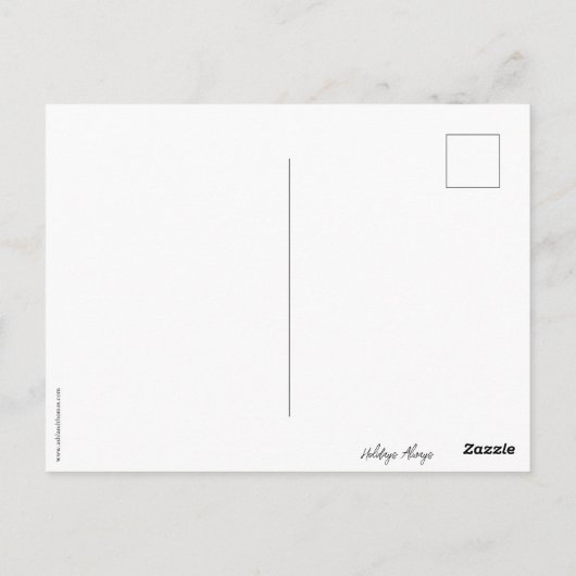 Een Victoriaans kerstfeest - Blank Briefkaart (Achterkant)