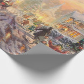 Een Victoriaans kerstfeest Cadeaupapier (Hoek)