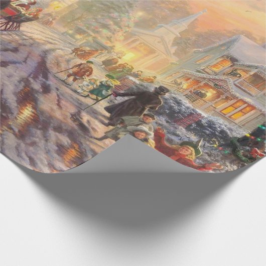 Een Victoriaans kerstfeest Cadeaupapier (Hoek)