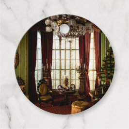 Een Victoriaans kerstfeest -  favoriete tassen Bedankjes Labels