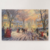Een Victoriaans kerstfeest Legpuzzel (Horizontaal)