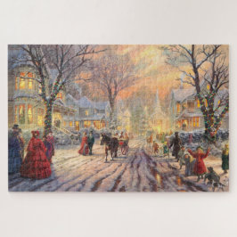Een Victoriaans kerstfeest Legpuzzel
