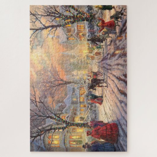 Een Victoriaans kerstfeest Legpuzzel (Verticaal)