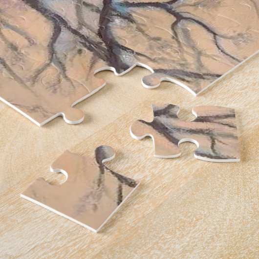 Een Victoriaans kerstfeest Legpuzzel (Zijkant)