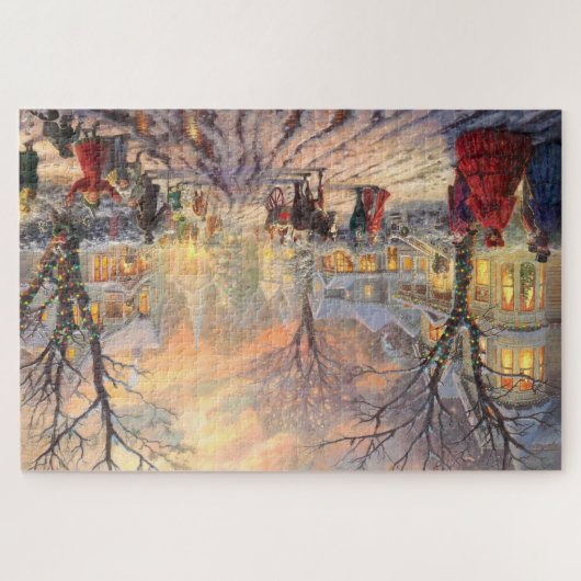 Een Victoriaans kerstfeest Legpuzzel (Horizontaal)