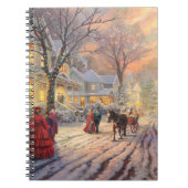 Een Victoriaans kerstfeest Notitieboek (Voorkant)
