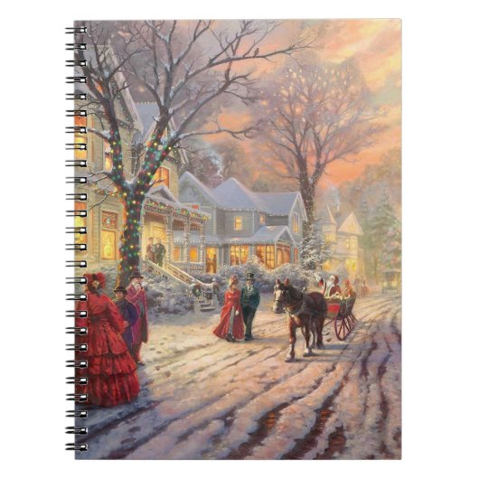 Een Victoriaans kerstfeest Notitieboek (Voorkant)