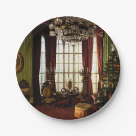 Een Victoriaans kerstfeest - Papier Bord