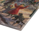 Een Victoriaans kerstfeest Snijplank (Hoek)