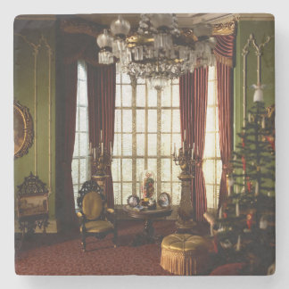 Een Victoriaans kerstfeest - Steengesteente Onderz Stenen Onderzetter