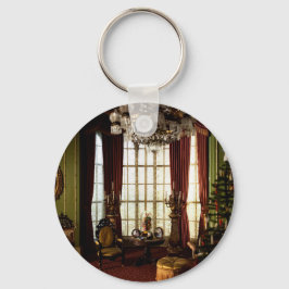 Een Victoriaans Kerstmis - Aanpasbare Sleutelhange Sleutelhanger