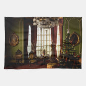 Een Victoriaans Kerstmis - Keukenhanddoek (Horizontaal)