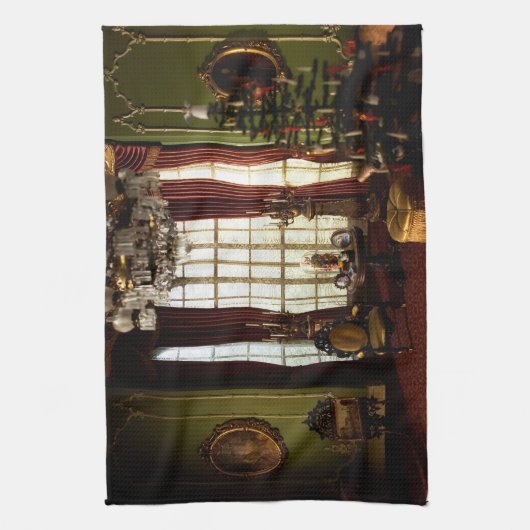 Een Victoriaans Kerstmis - Keukenhanddoek (Verticaal)